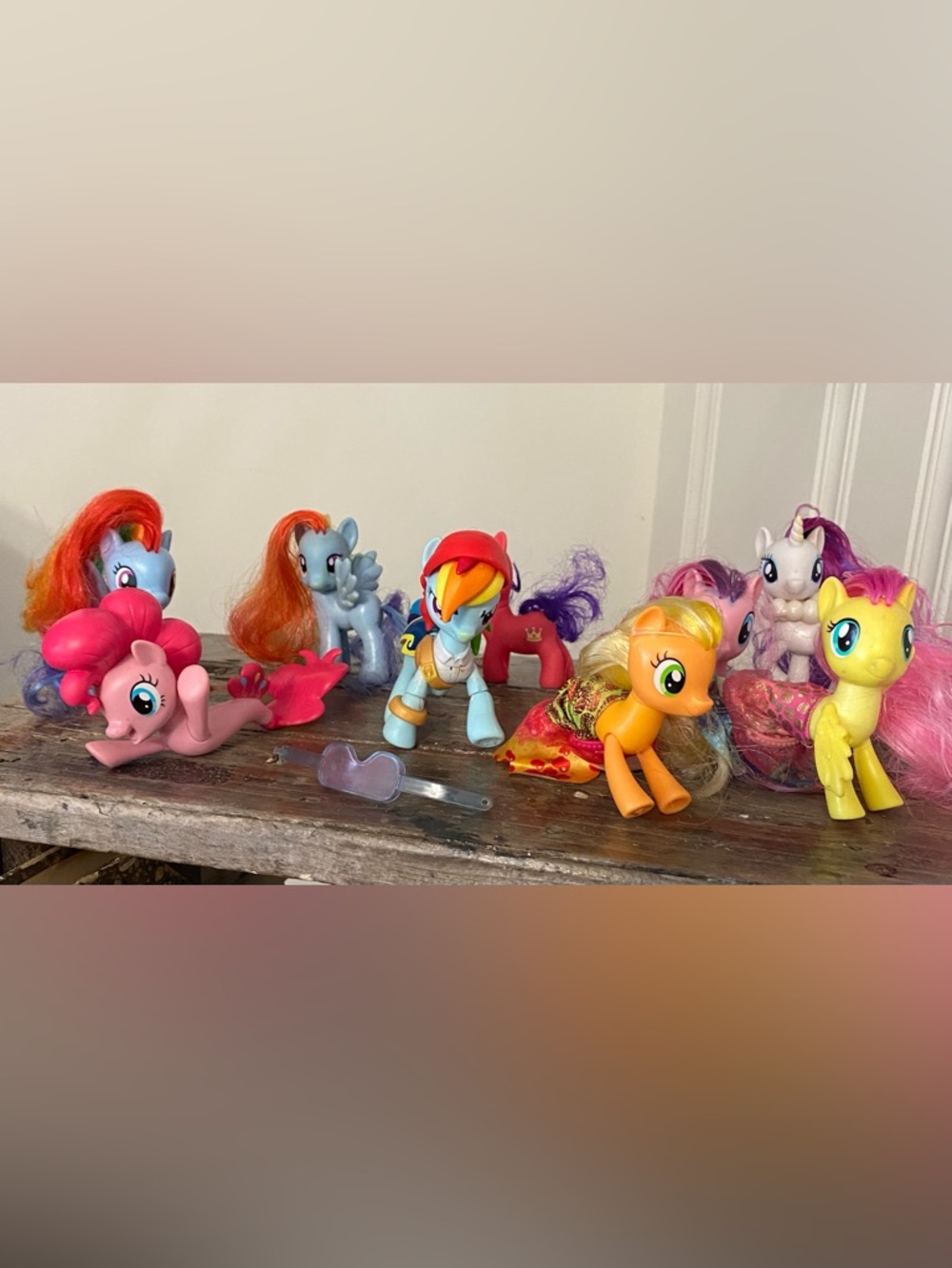 My Little Pony G4 Lot Rainbow Dash Pinkie Pie Applejack